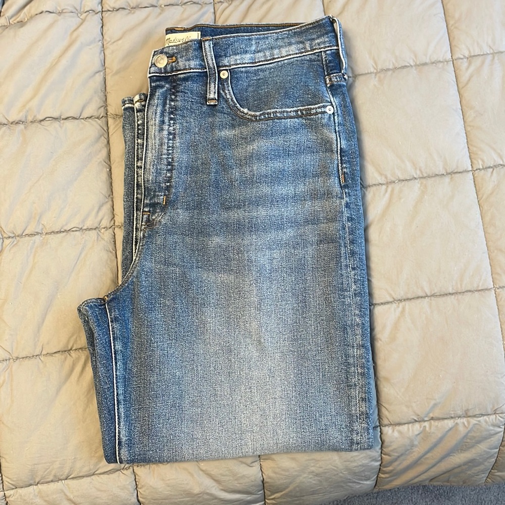Madewell Slim Cropped Wide Leg Jeans